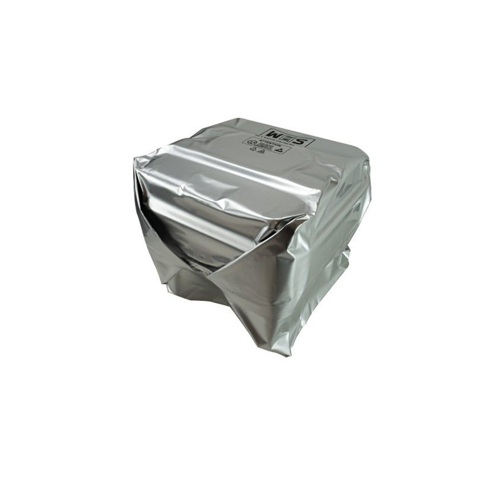 A vacuum sealed WHS® moisture barrier bag