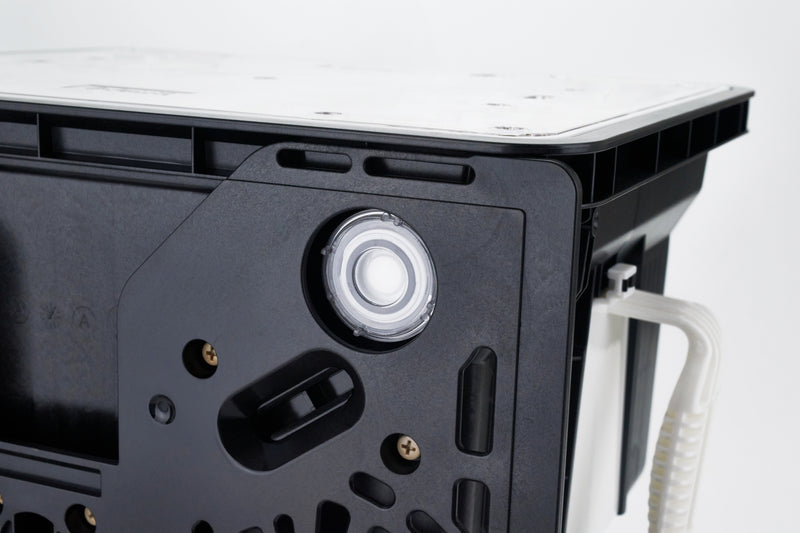 Close up of a N2 purge point on bottom part of a eFOUP