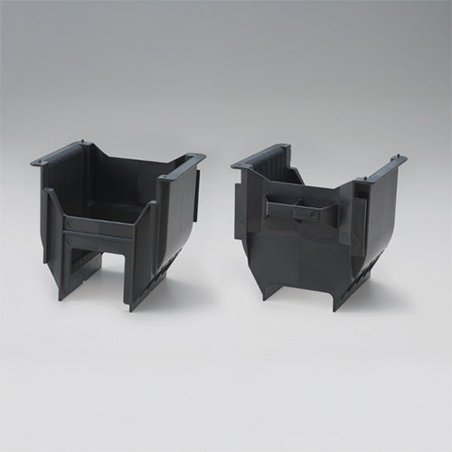 Front and back side of a 25 slot cassette made of FB-0437 material by Fuji Bakelite