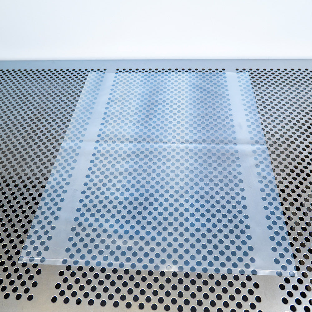 Clear LDPE bag in a cleanroom