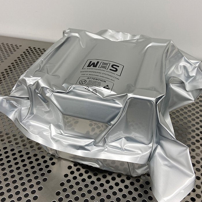 Vacuum sealed WHS® moisture barrier bag with a ePRO wafer shipping box inside
