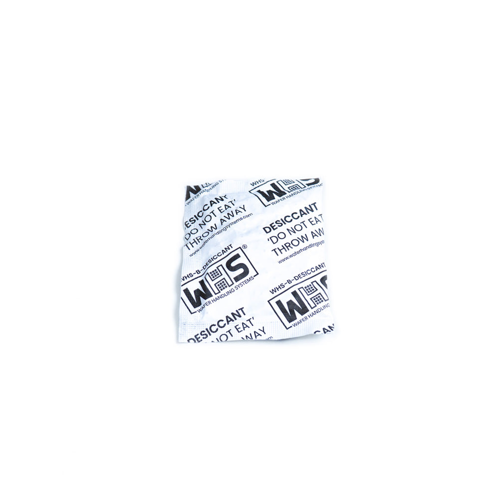 Desiccant package with WHS® brand