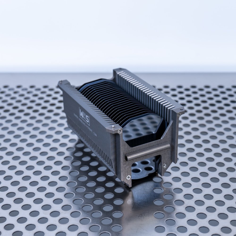 Three inch WHS-M1 Aluminum semiconductor wafer cassette in cleanroom