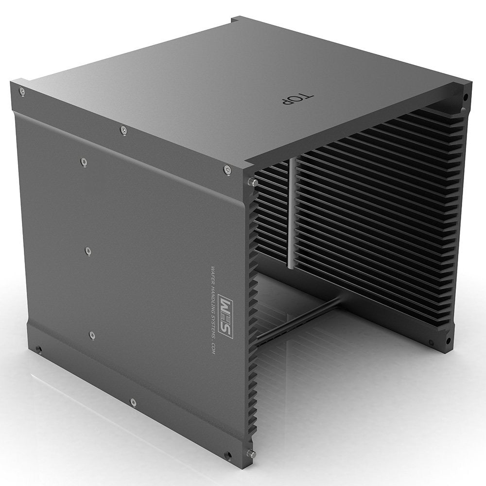 Twenty five slot WHS-M2 Aluminum cassette with a End wall and H-bar configuration for 8 inch semiconductor wafers