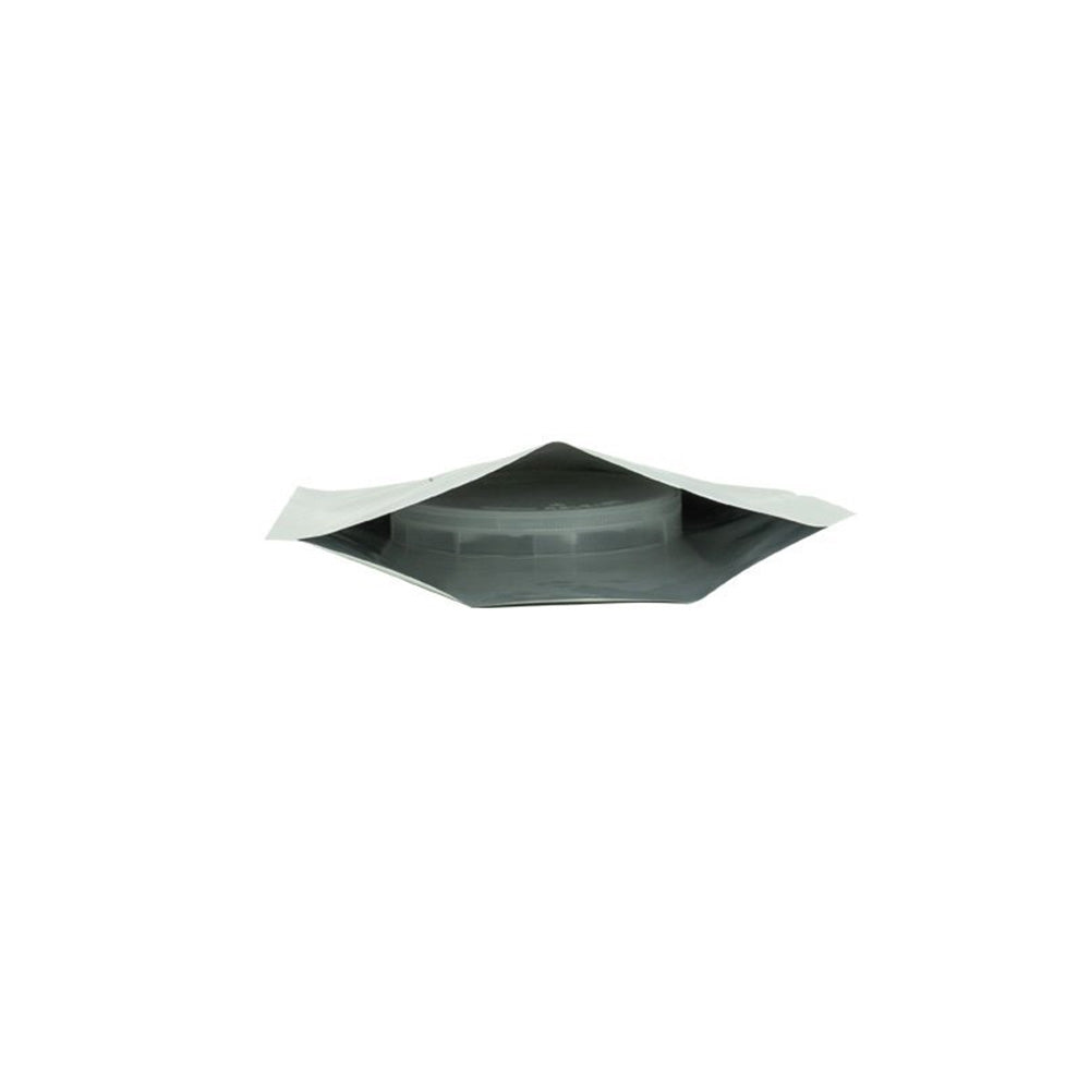 Open WHS® Moisture barrier bag with a coin style wafer shipper inside it