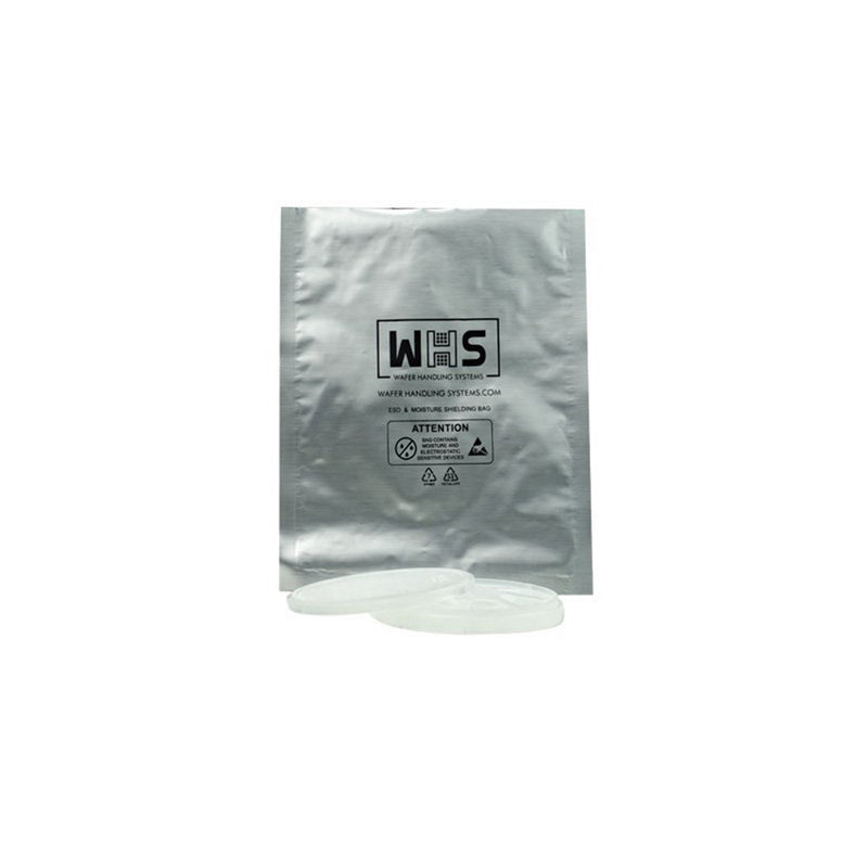 WHS® Moisture barrier bag with a ePAK coin style shipper laying in front of it