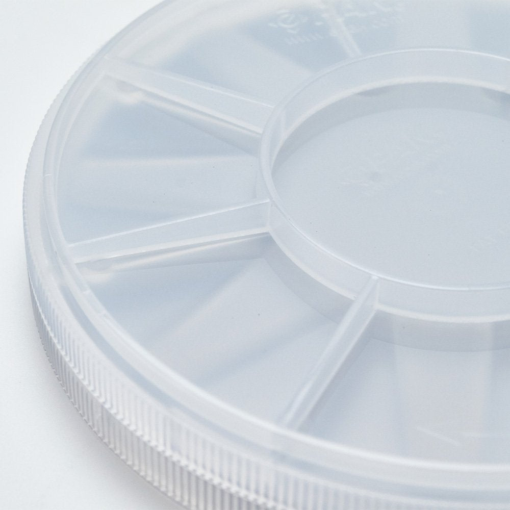 Close up of a natural polypropylene for 5 inch semiconductor wafers