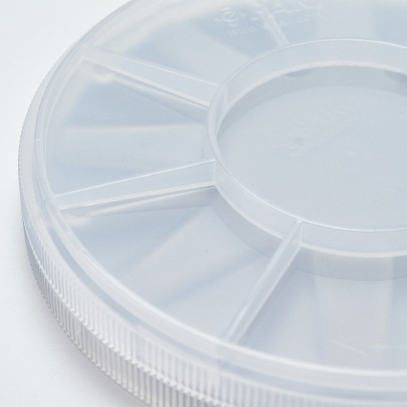 Close up of a natural polypropylene for 5 inch semiconductor wafers