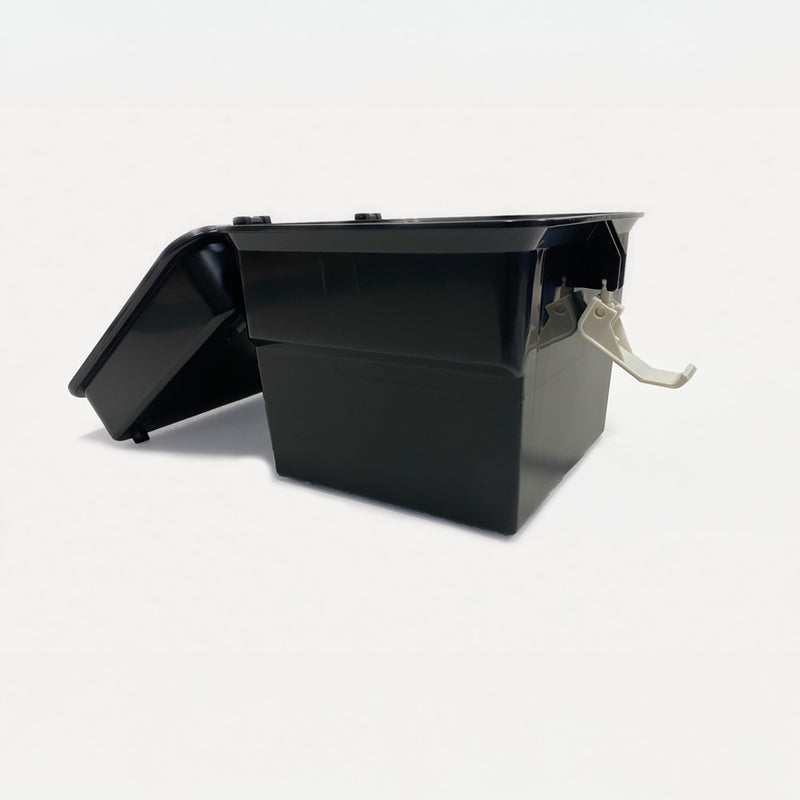 Open storage box for 6" semiconductor process cassettes made of Conductive polypropylene